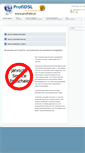 Mobile Screenshot of profidsl.at